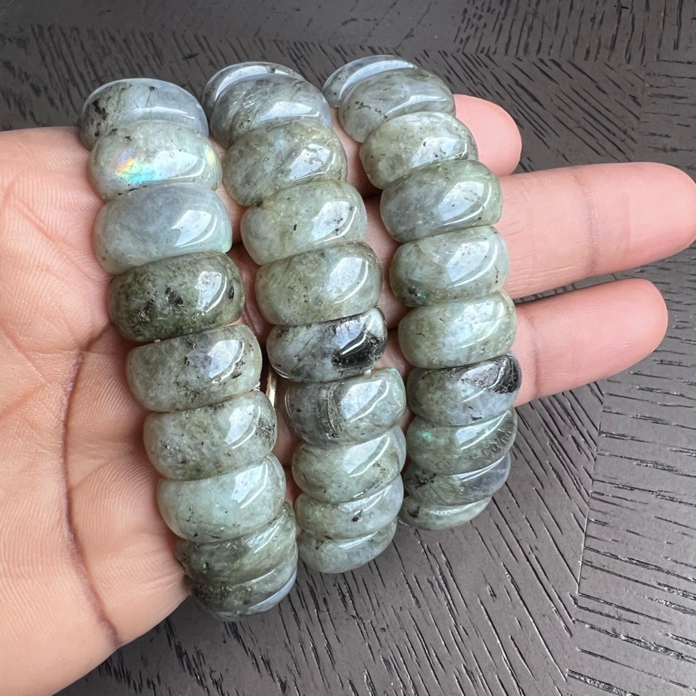 Labradorite soft bangle 6.75-7’ (one)