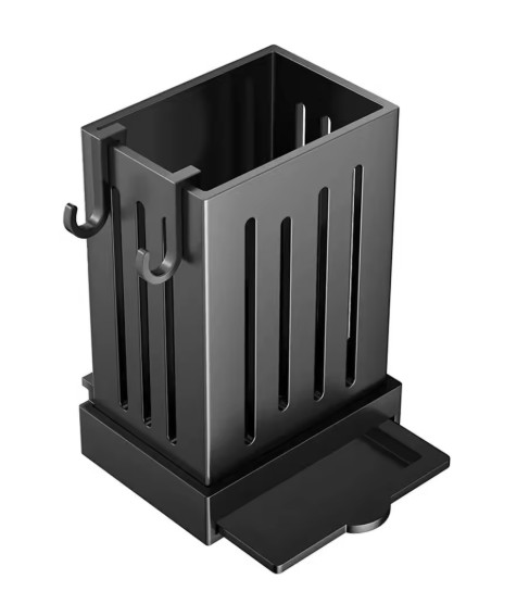 Kitchen Utensil Holder Organizer – No Drill Wall Mounted Spoon Fork Storage Rack
