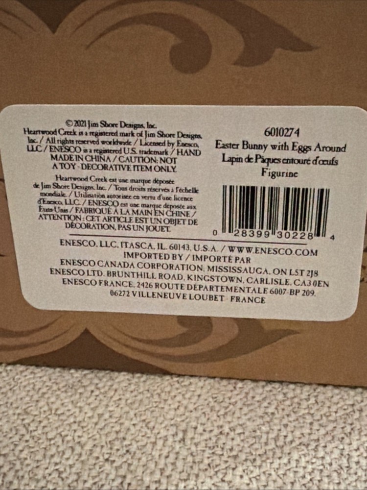 Jim Shore Surrounded By Easter Joy New In Box Unopened
