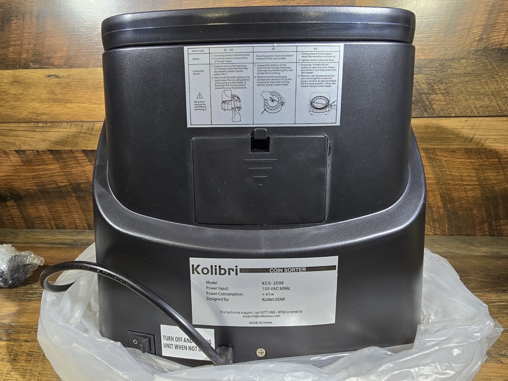 Kolibri KCS-2000 Coin Sorter