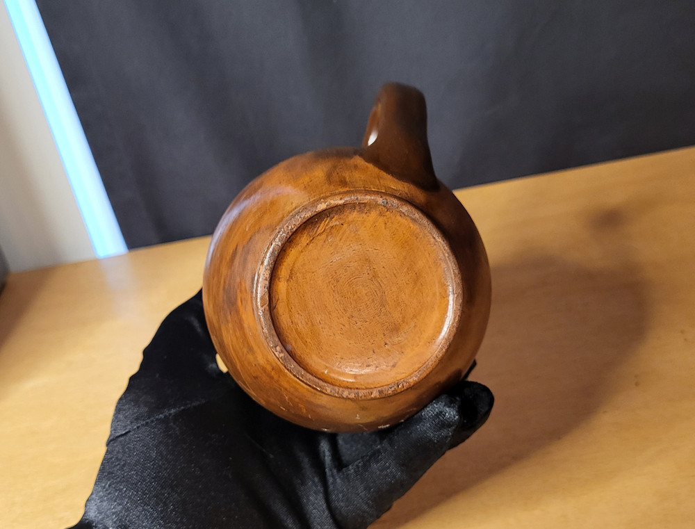 Handpainted peruvian souvenir ceramic mug