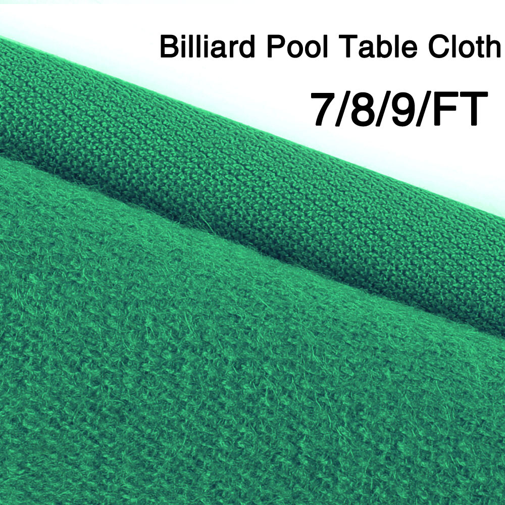 Pool Table Cloth Worsted Wool Billiard Table Felt Replacement for 7/8/9ft Table