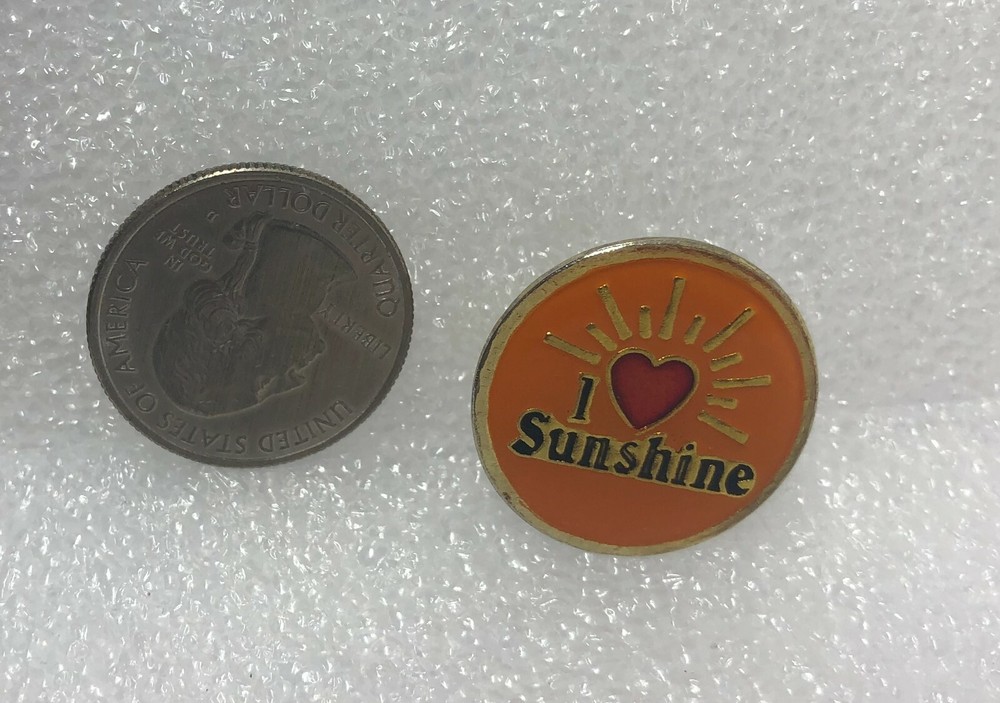 I Love Sunshine Pin
