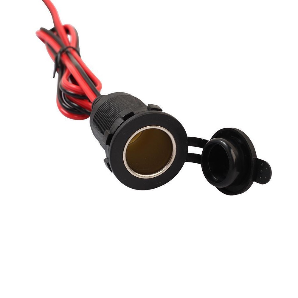 Car Motorcycle Boat Lighter Socket Plug Connector DC 12V 24V
