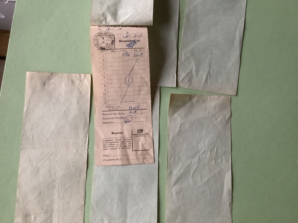 British Forces Postal service Bill 6 items Ref A1691