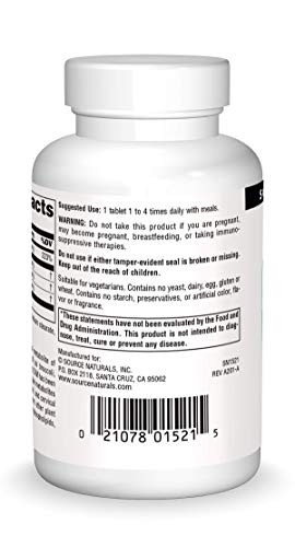 Source Naturals DIM 100mg Supplement with BioPerine, Vitamin E - 60 Tablets