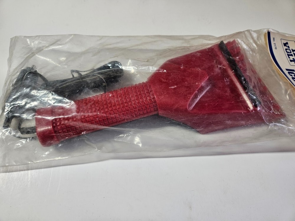 Vintage Heated Windshield Ice Scraper 12V DC NOS