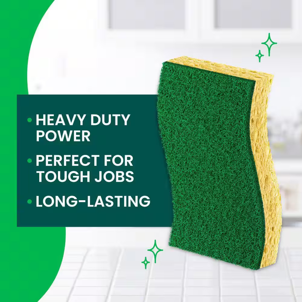 Heavy-Duty Scrub Sponge (9-Pack)