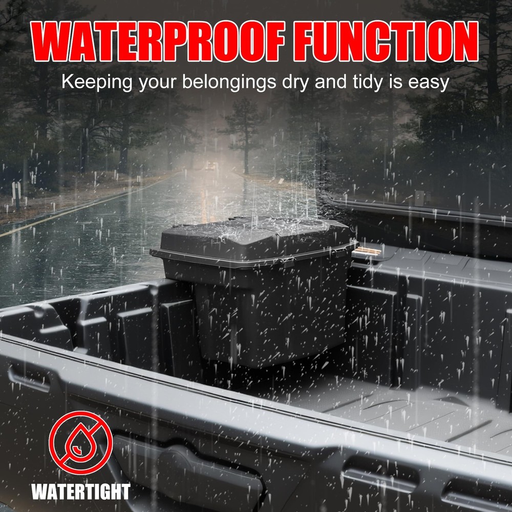 20L UTV Cargo Storage Box for Can-Am Defender/Commander, Waterproof Removable...