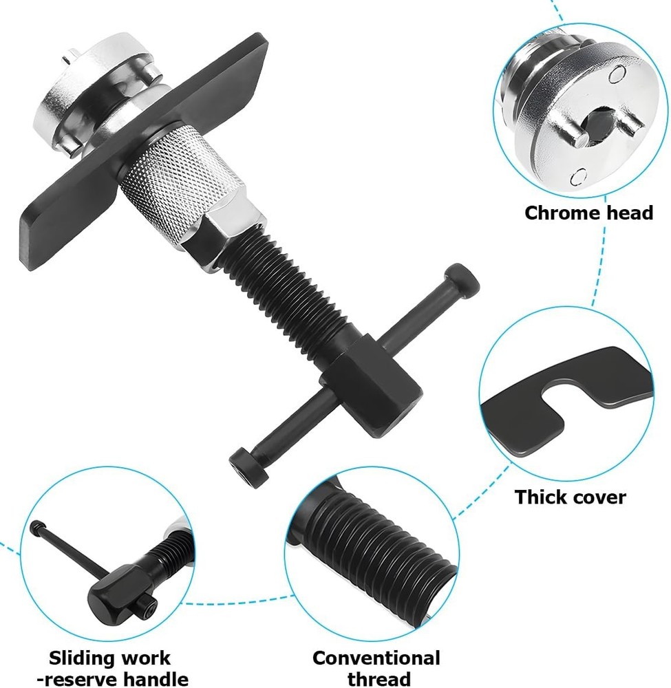 Brake Piston Wind Back Tool 3Pcs New