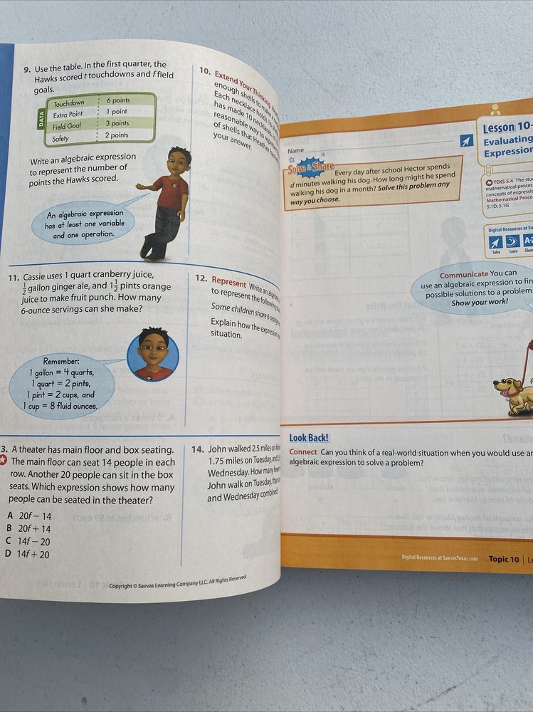 Envision Math Grade 5 Volume1&2!!