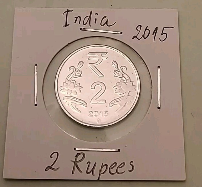 India coin, 2 Rupees, 2015