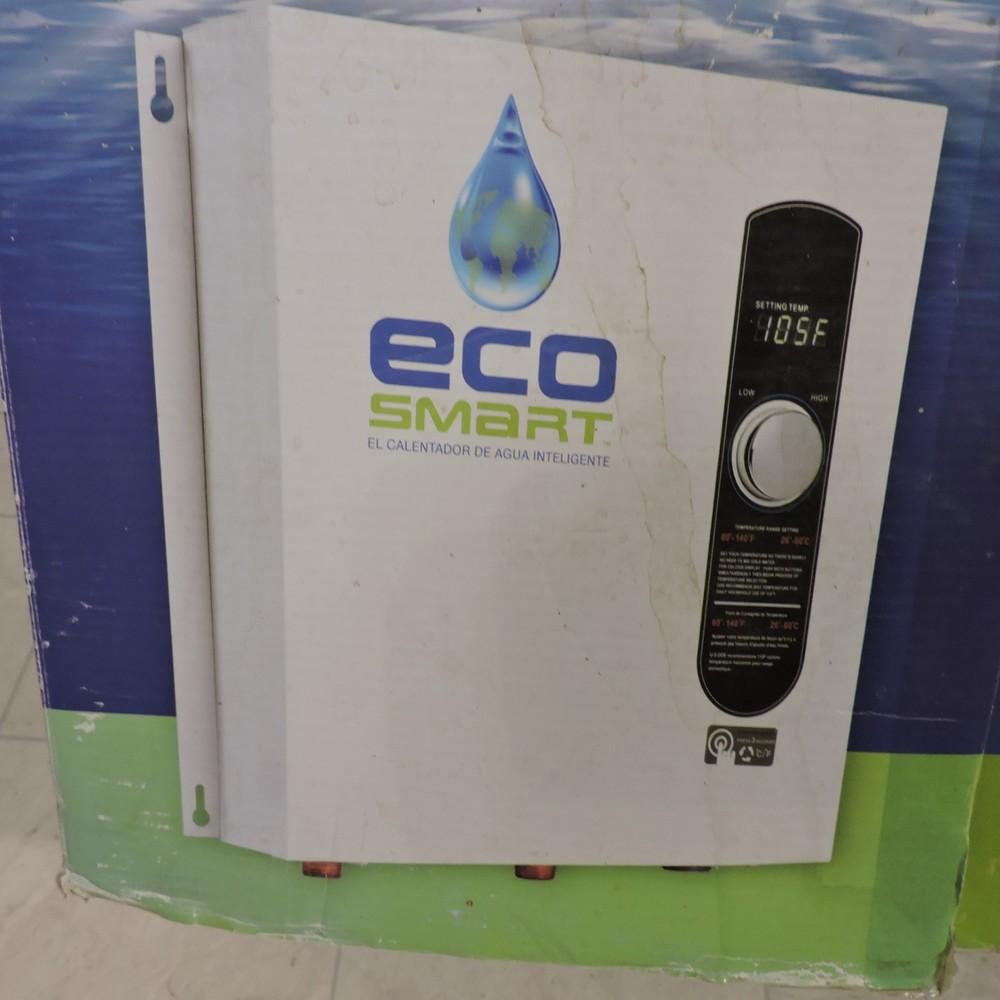 EcoSmart ECO 27 Electric Tankless Water Heater, 27 KW at 240 Volts, 112.5 Amps
