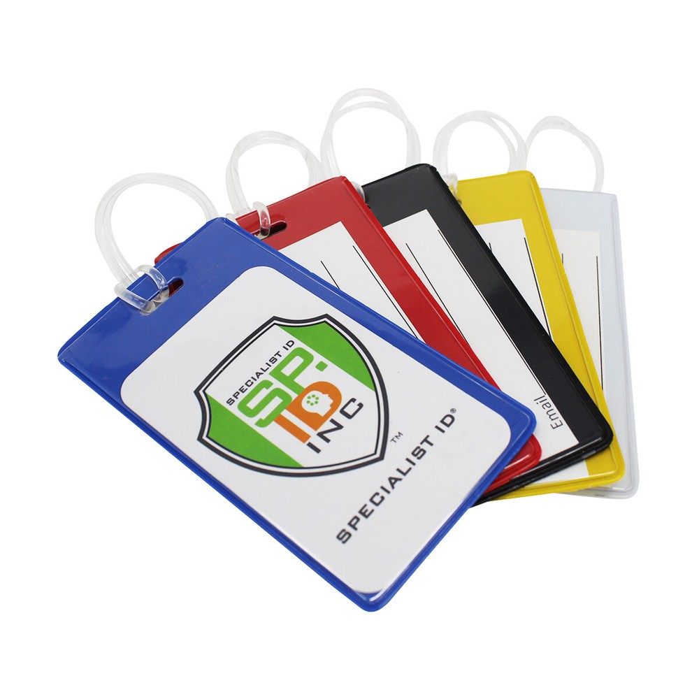 25 pcs Bright Backpack ID Tags for Student ID, After School Programs & Luggage