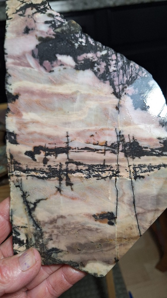 Large Rhodonite Slab