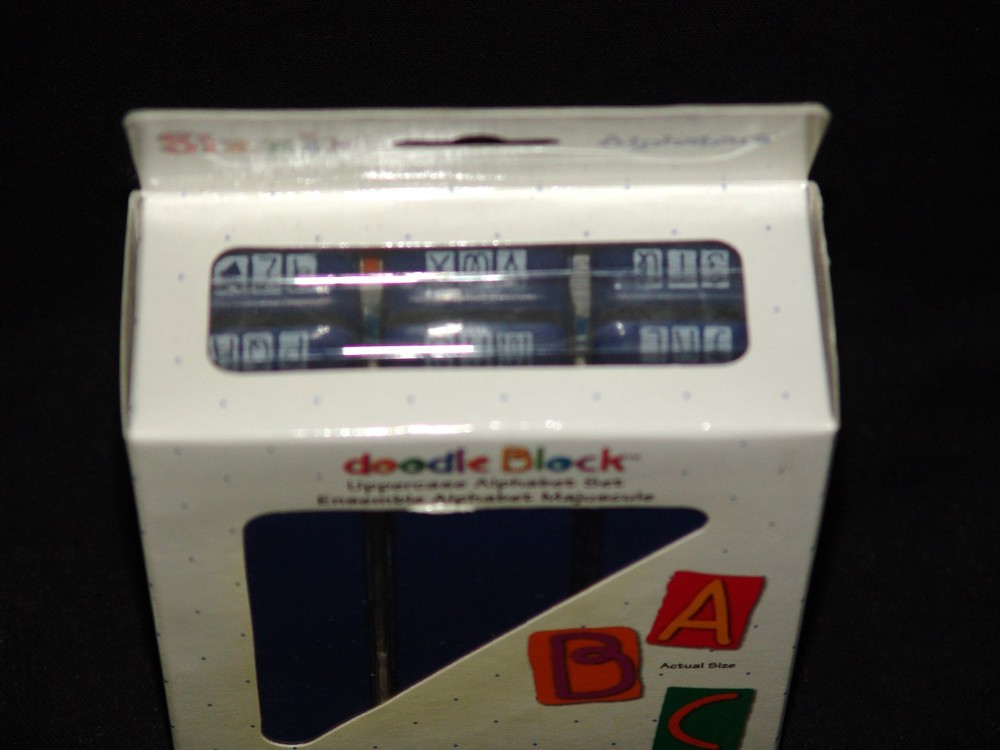 NEW Sizzix Alphabars Alphabet Die: DOODLE BLOCK, Upper Case