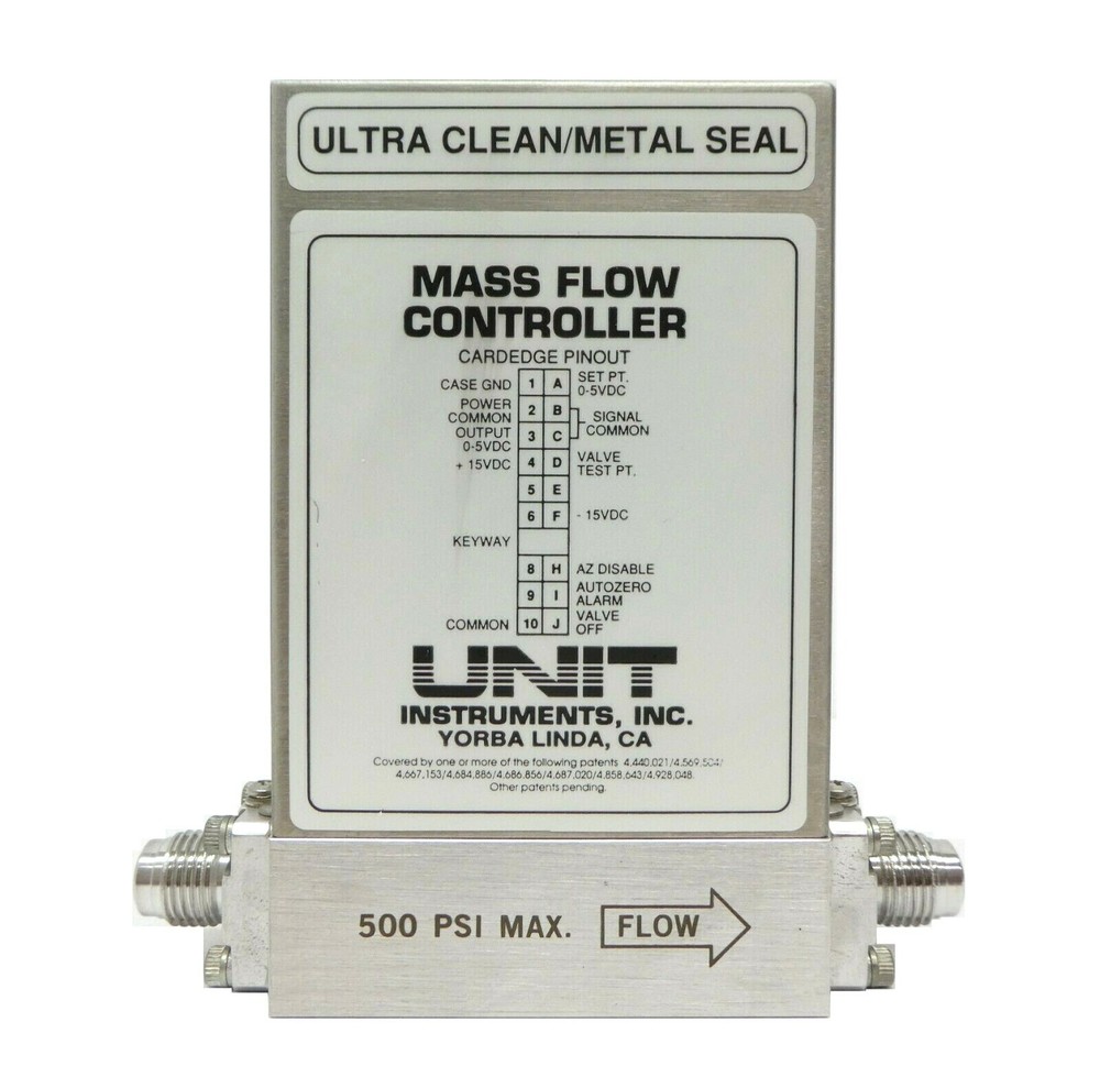 UNIT Instruments UFC-8160 Mass Flow Controller MFC 20 SLM H2 Working Spare