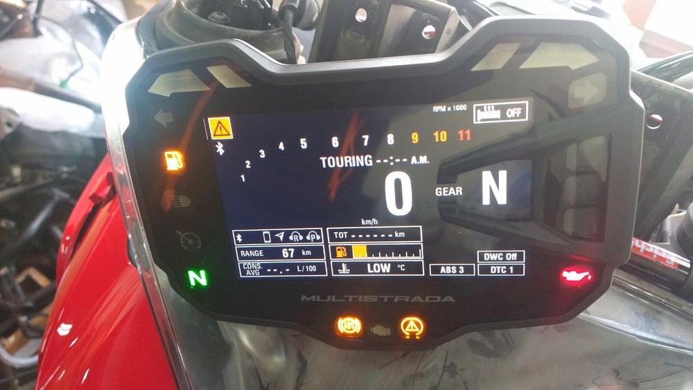 Ducati Multistrada 1200 INSTRUMENT DISPLAY PANEL 40611142H