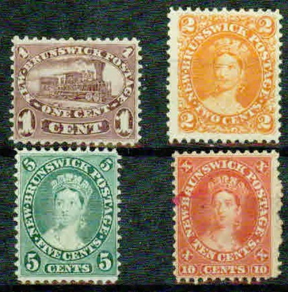 NEW BRUNSWICK- 1860  – CENTS ISSUE – F-VF  (*) & °