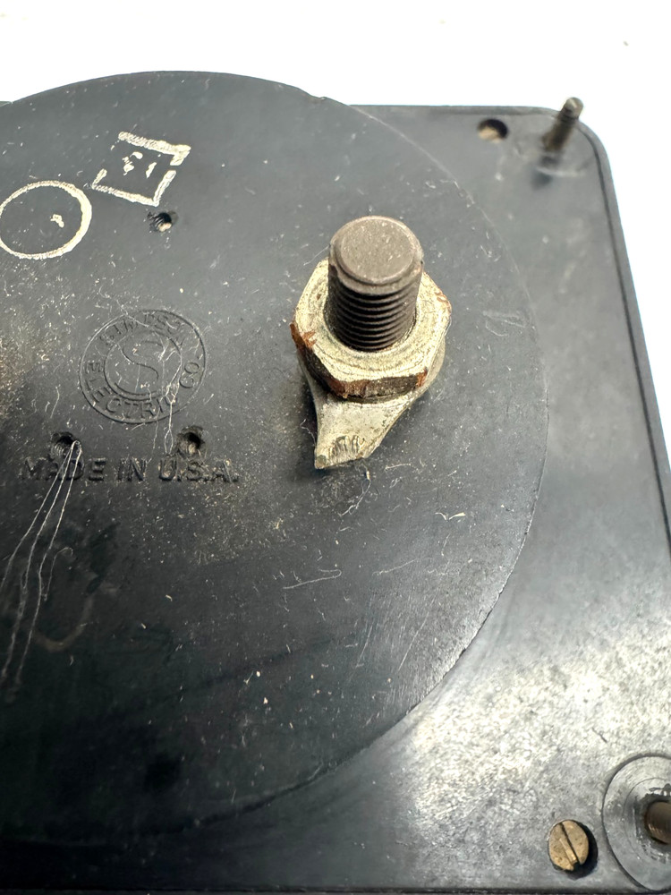 Vintage Simpson Model 59 Rectangular Analog AC Voltmeter.