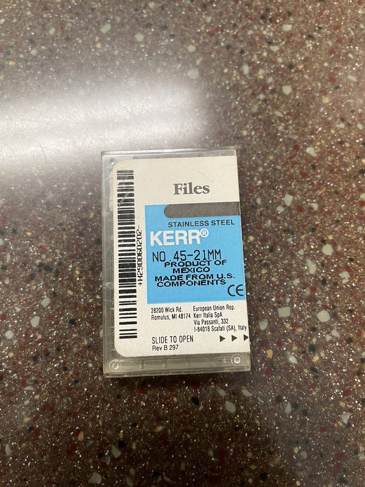 Kerr K Files 21mm 045 6pcs