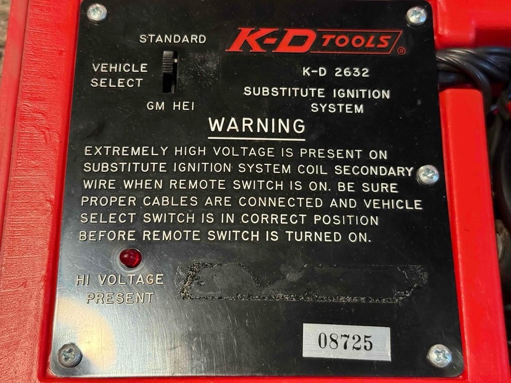 KD Tools 2632 Portable Ignition System Bypass for Breakdowns K-D Red Case