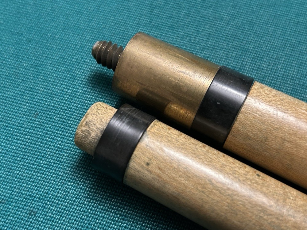 Vintage Inscribed Pool Cue