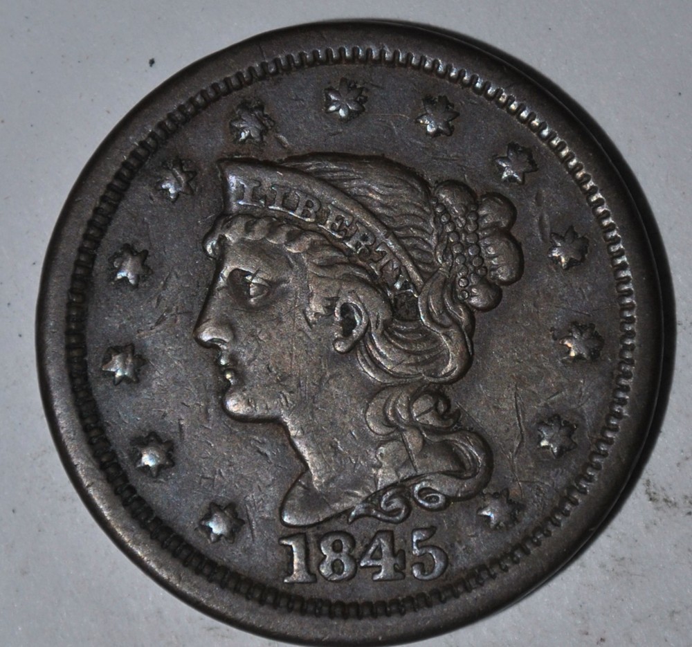 1845 Large Cent {{{6913