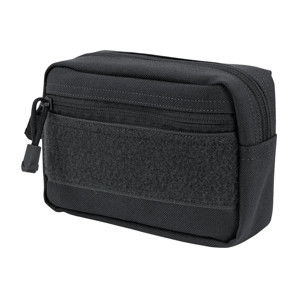 BLACK MOLLE PALS Tactical Compact Utility Tool Hook Loop Panel Pouch