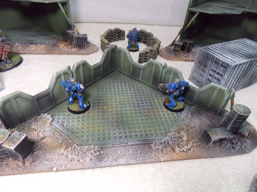 WARGAMING TERRAIN PAINTED BUNDLE 9 PIECE SET...ADVANCE ORDERS