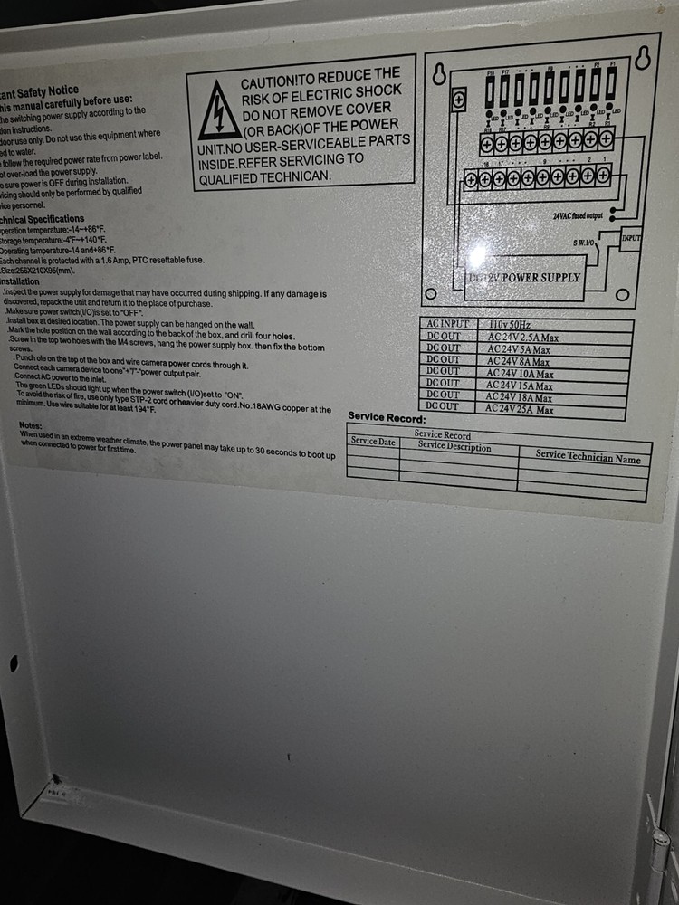CCTV Power Supply