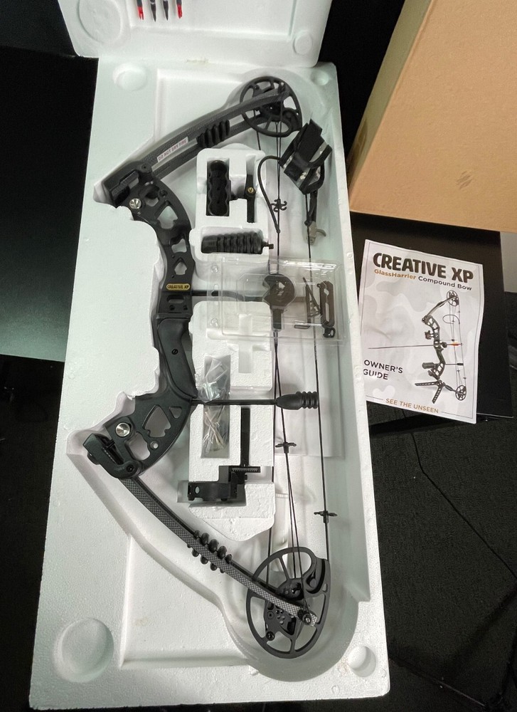 Creative XP M125RC Glass Harrier Black Fully Adjustable Right Hand Compound Bow