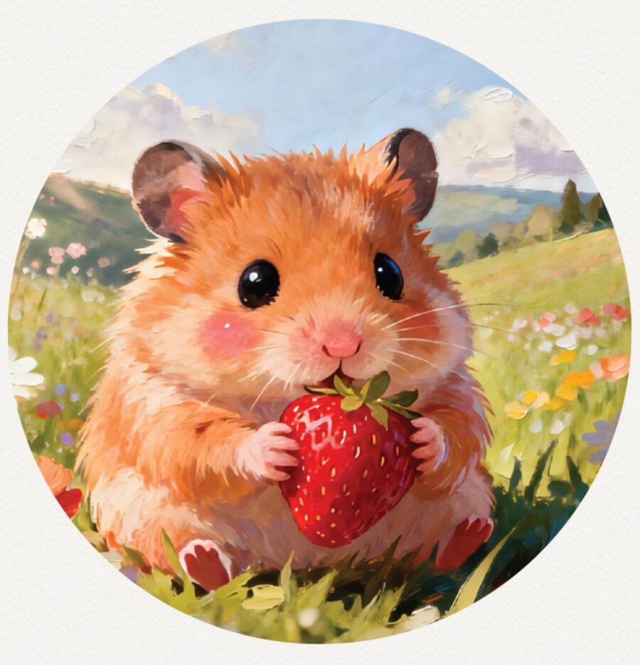 Hayleybug 1/10th oz A Hamster's Treasure Silver Round