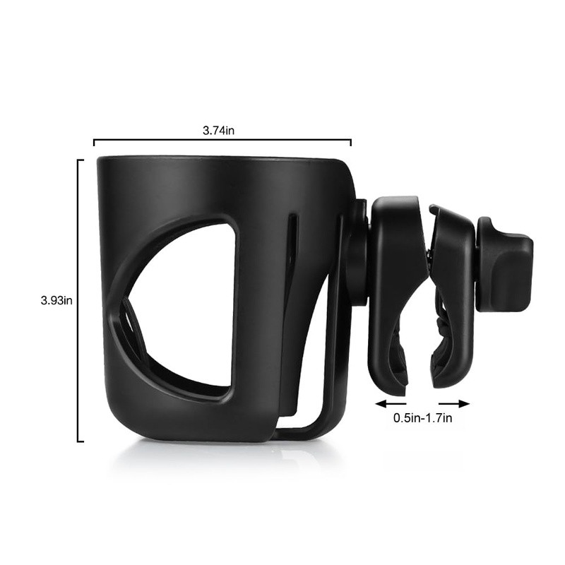Multi-Functional Adjustable Cup Holder Strollers Bikes Wheelchairs Treadmills US