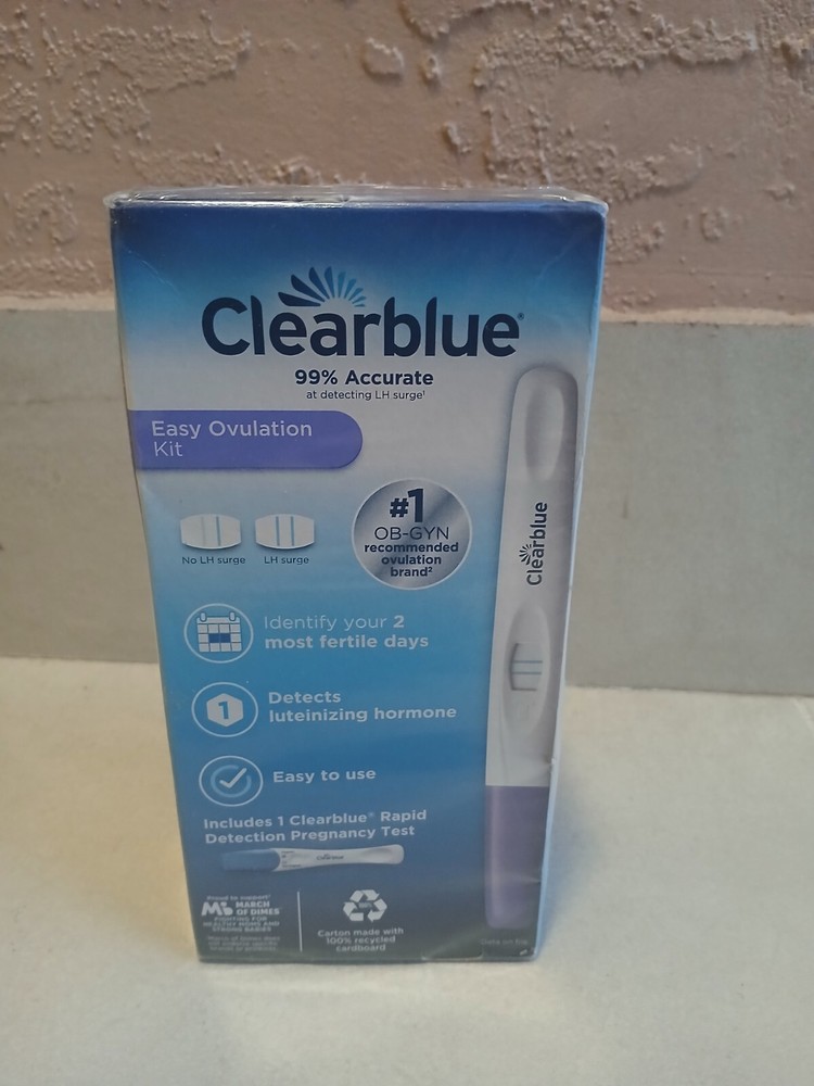 Clearblue 99% Accurate Easy Detection Ovulation Kit, Exp:09/30/2025