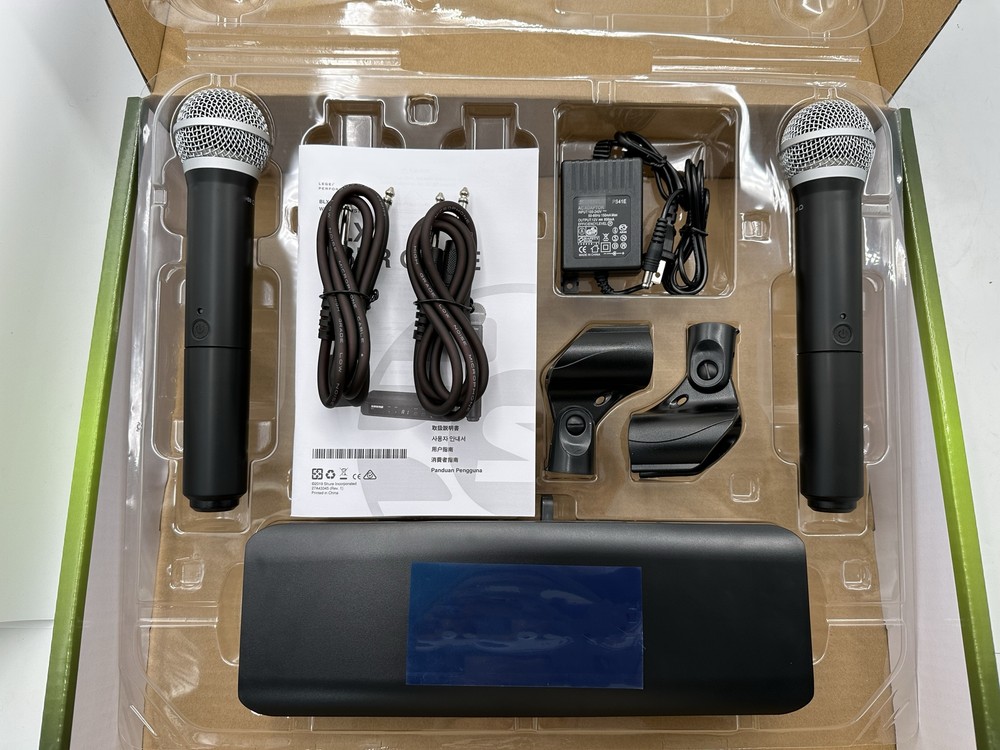 NEW BLX288/PG58 Handheld Wireless Microphone System Come with2 Microphone