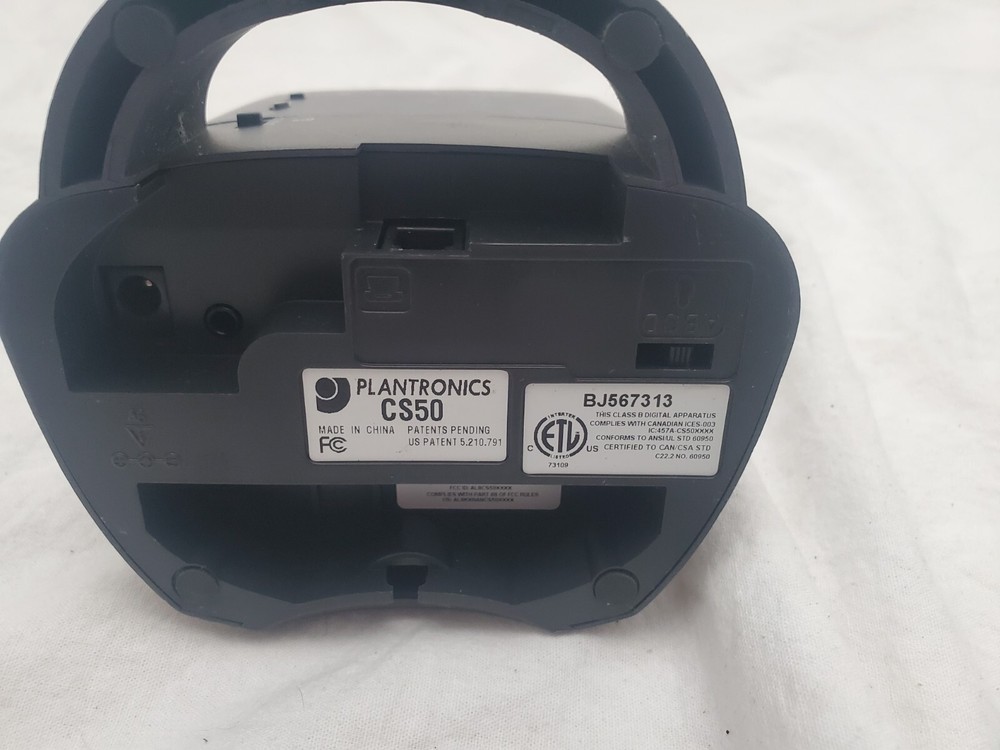 Plantronics CS50 Ear Hook Headset - Silver (Base Only)