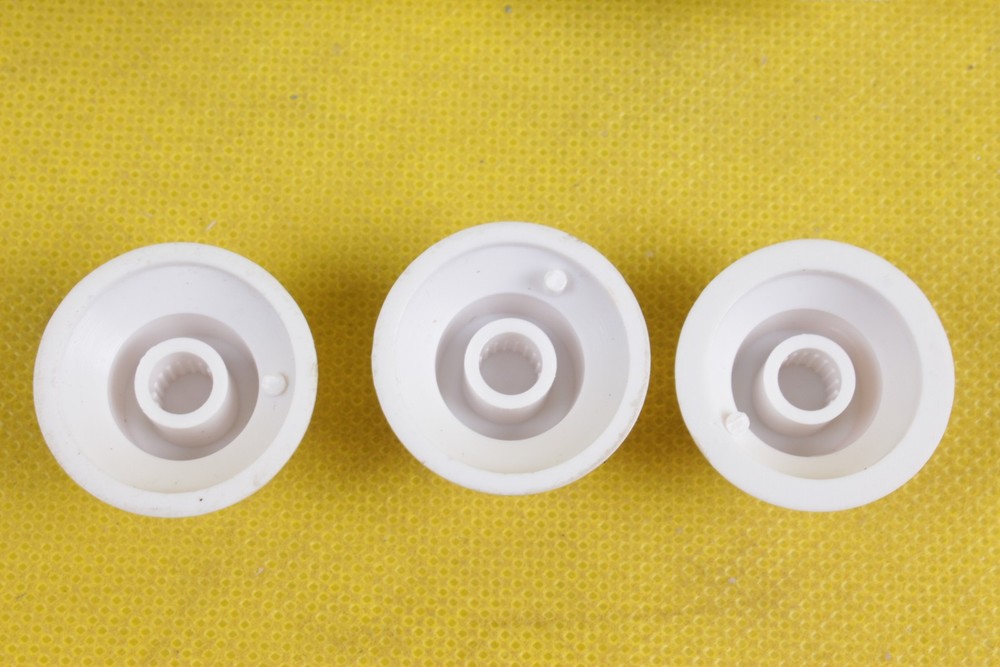3-Pack Guitar Switch Knob Caps Tone Knobs white