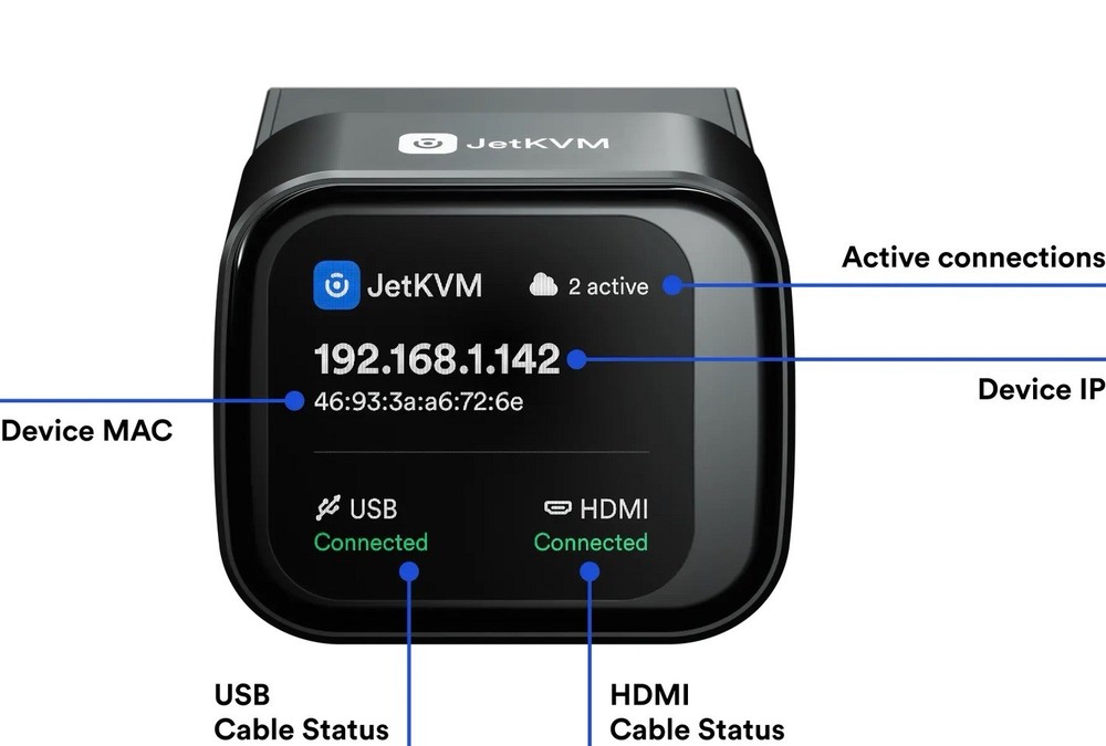 JetKVM Control Any Computer Remotely Next Gen Open Source IP KVM Jet + ATX