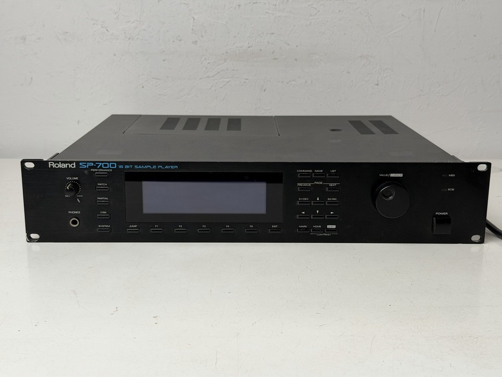Untested Fully - Dim Display - Roland SP-700 Digital Sampler Playback Module