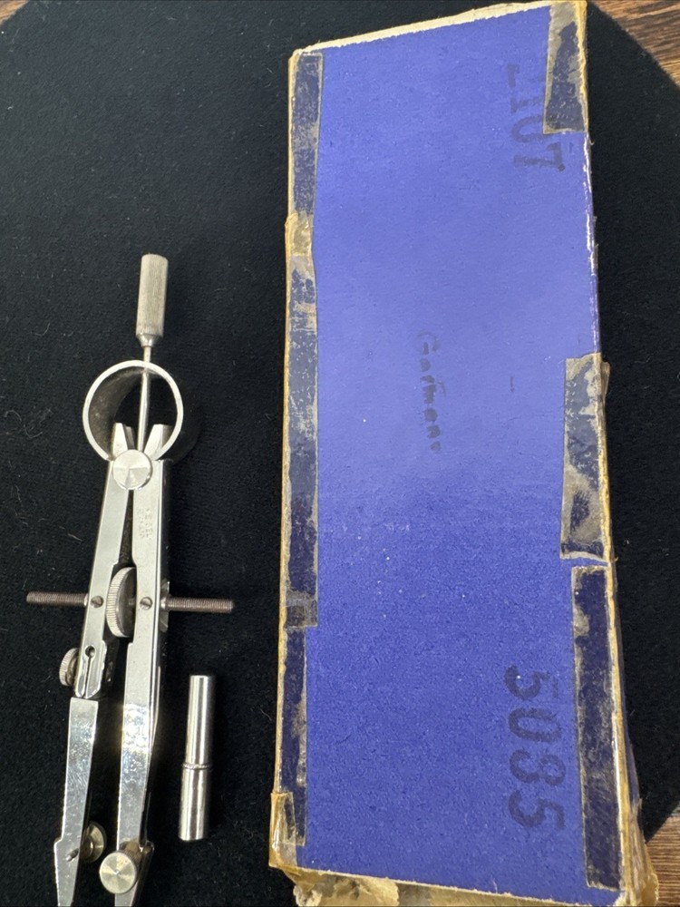 Vintage Meisel Germany Drafting Compass w/ Case – Precision Bow Tool