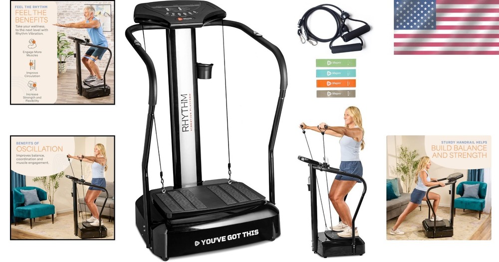 Professional Body Shaker Exercise Machine - Vibration for Flexibility & Balance