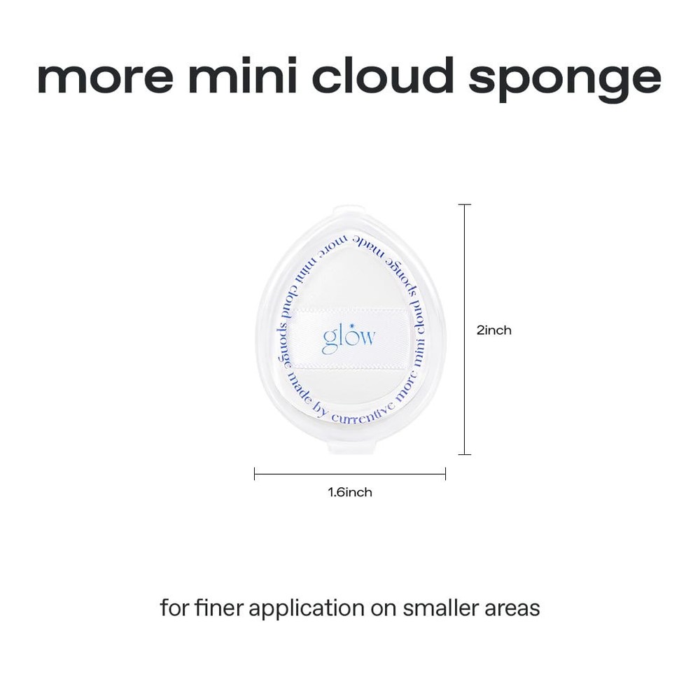Mini Cloud Sponge 3EA - Effortless Makeup Application with Rubycell Technology