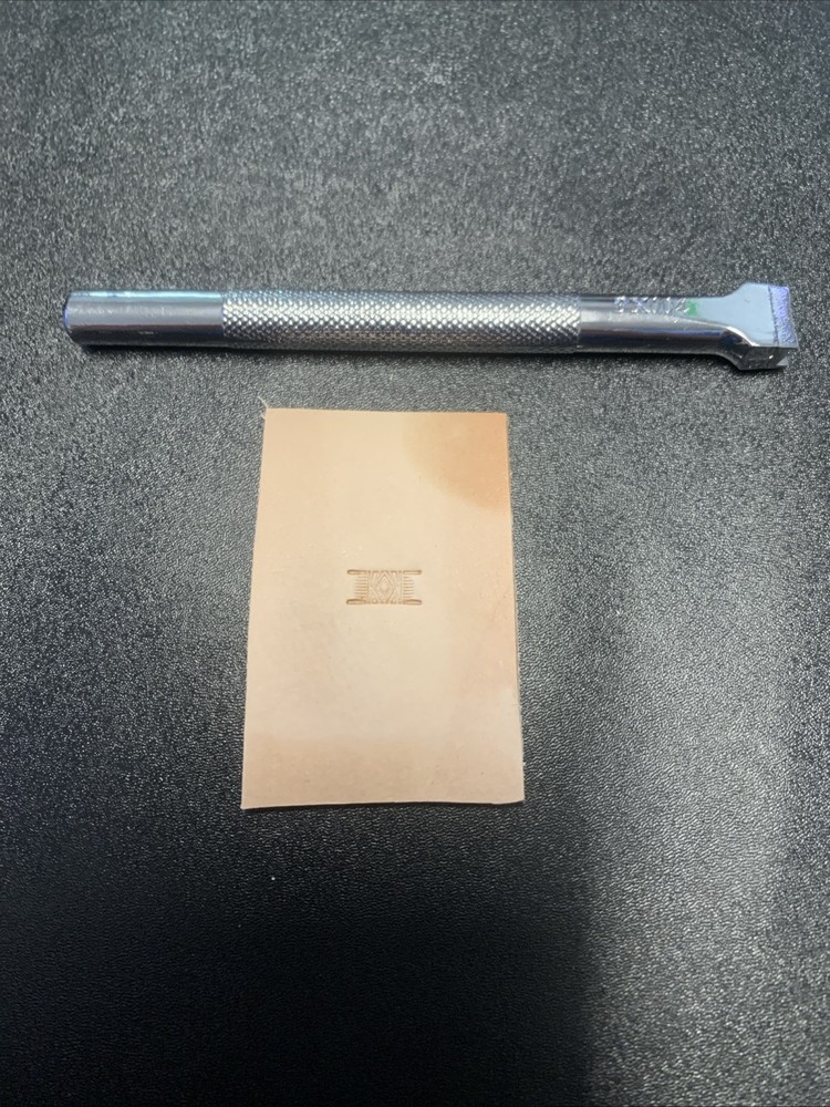 Diamond Weave Texture Leather Stamp