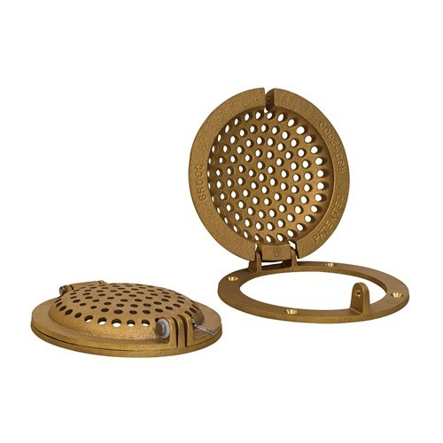 Groco RSC Bronze Round Hull Strainer With Access RSC-2000