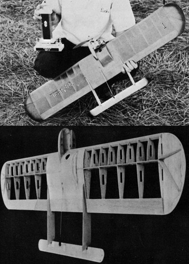 Model Airplane Plans (UC): Toothpick 42" Combat for .36 Engine by Dick Tyndall