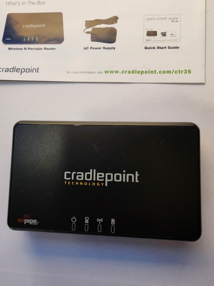 Cradlepoint Wireless Router Tested Works Ctr35 Portable