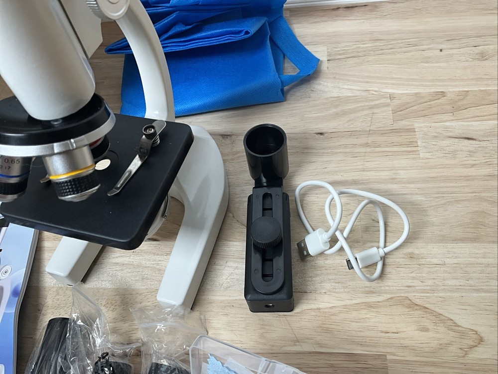 JECONE Microscope for Adults & Kids, 40X-2000X High-Power Compound Microscope
