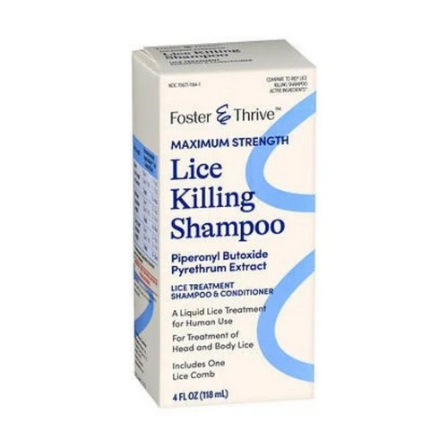 Maximum Strength Lice Killing Shampoo 4 Oz