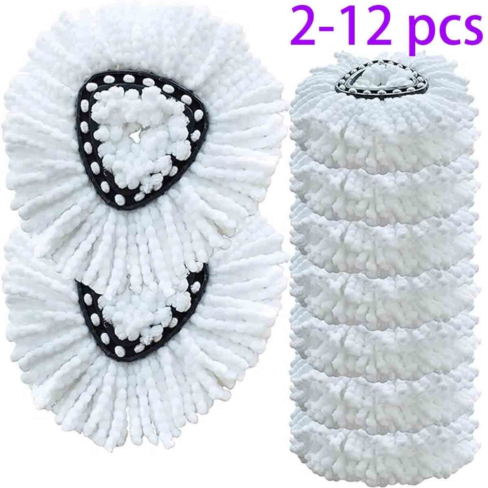 2/12 x Replacement Microfiber Mop HEAD For O-Cedar Spin Mop Easy Clean Wring
